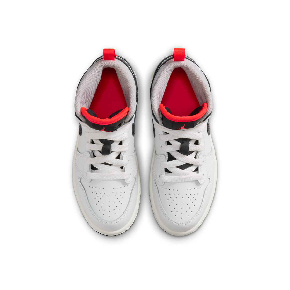 Jordan 1 Mid Summit White Infrared Black (PS)