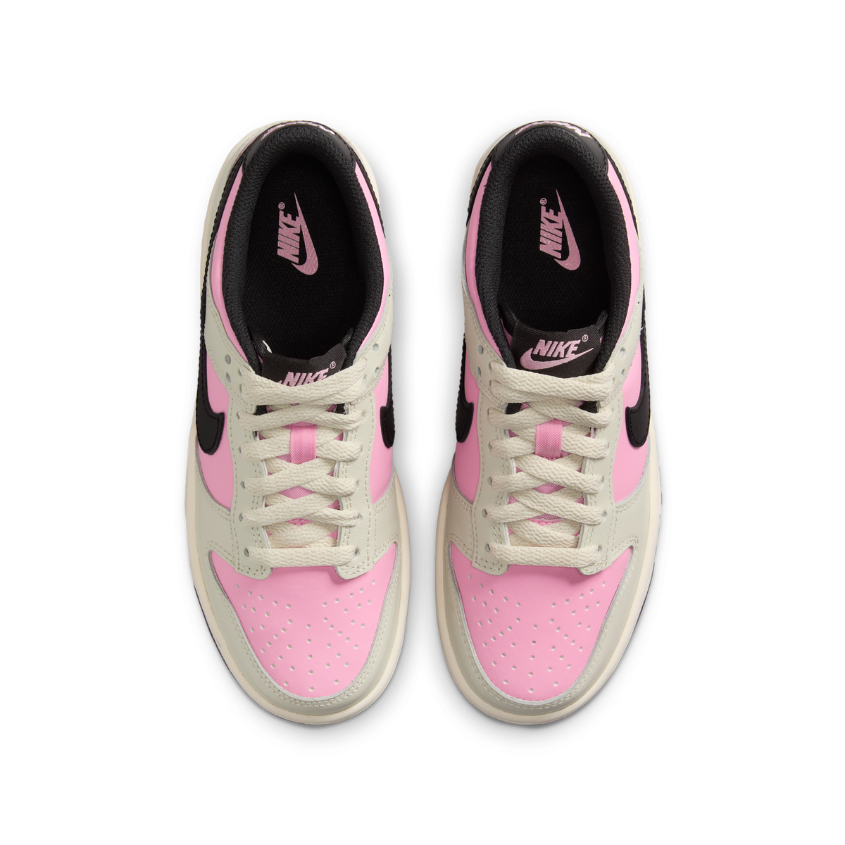 Nike Dunk Low Pink Rise Light Orewood Brown Pale Ivory Black (GS)