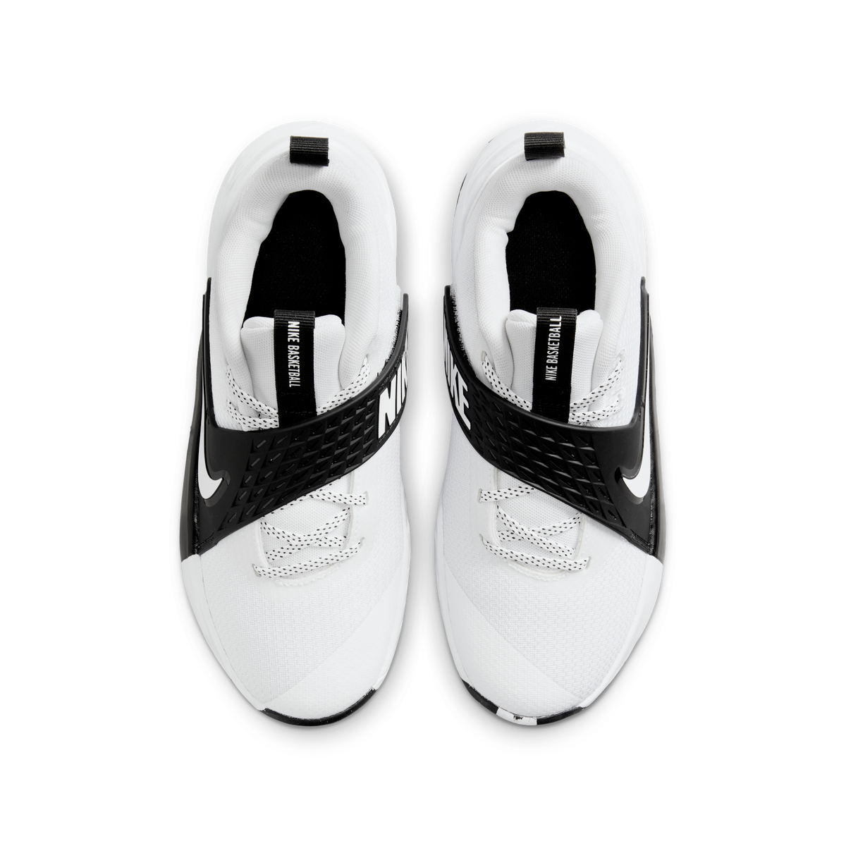 Nike Team Hustle D 12 White Black (GS)