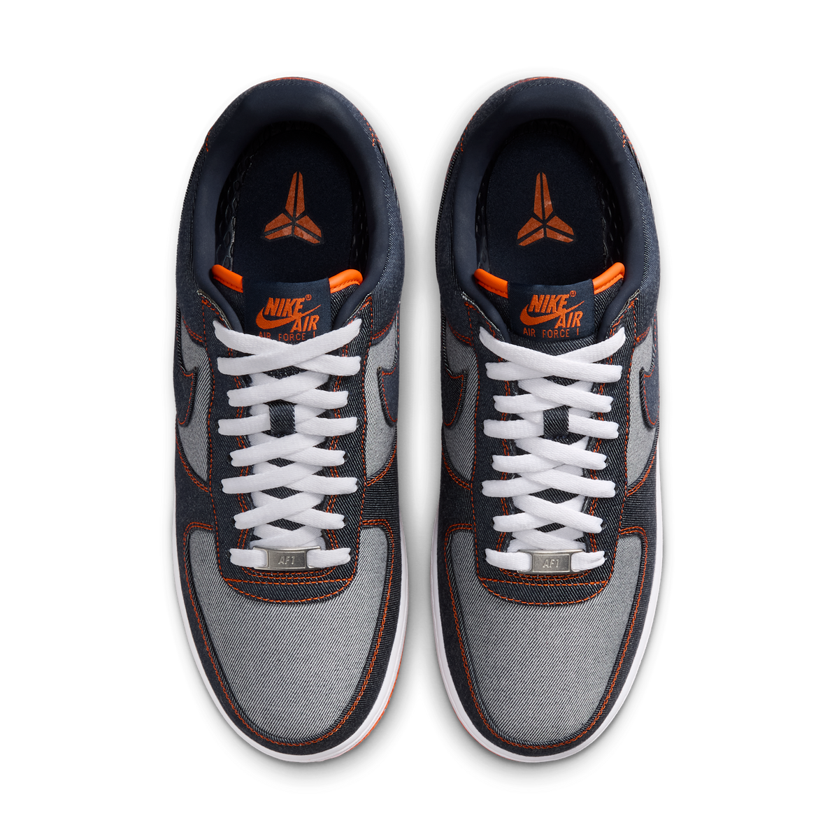 Nike Air Force 1 Low Protro Kobe Bryant Denim Obsidian Safety Orange