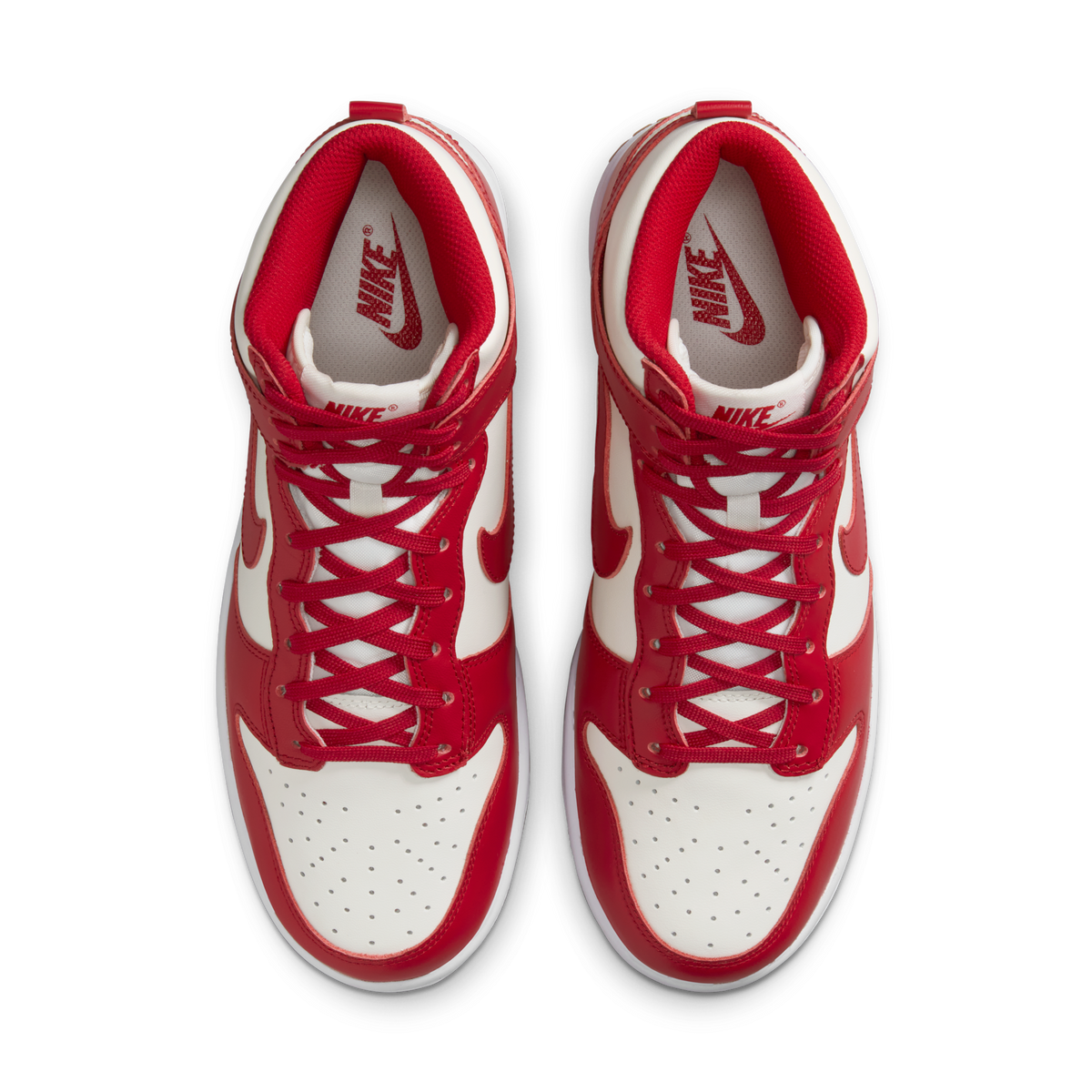 Nike Dunk High Sail Gym Red Gum (Women's) | DD1869-114
