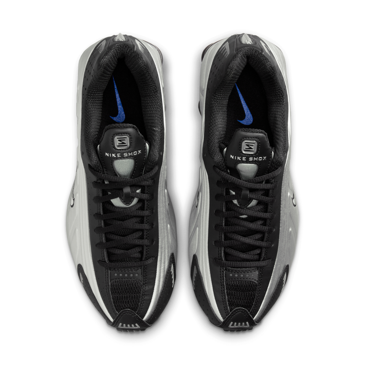 Nike Shox R4 Metallic Silver Black Racer Blue (Women's) | AR3565-006