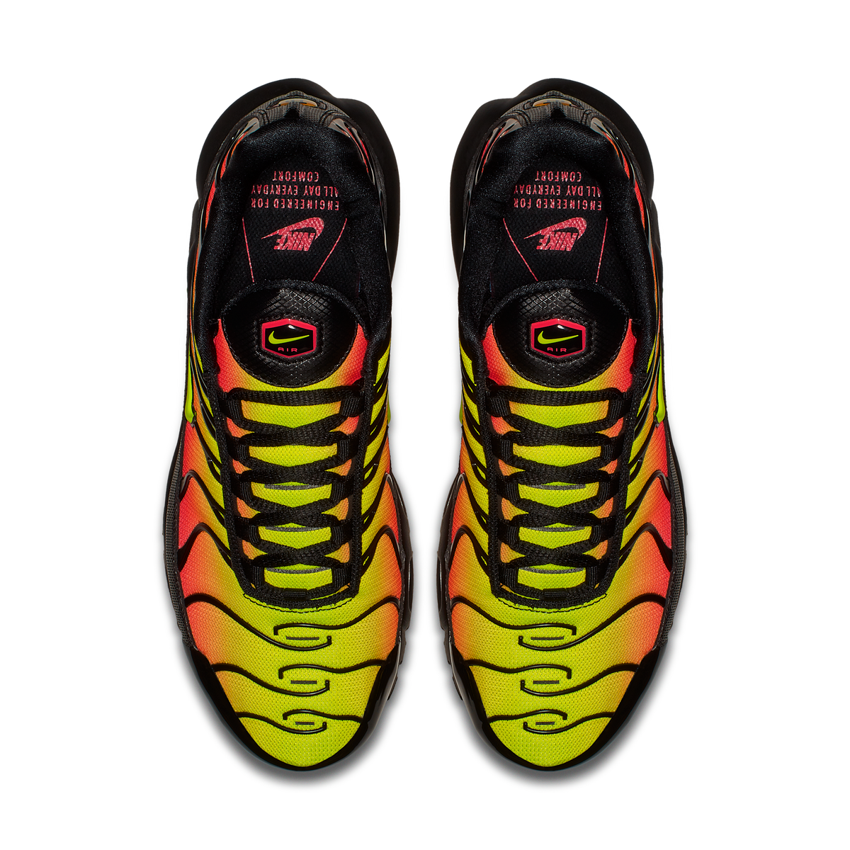 Nike Air Max Plus Black Volt Solar Red (Women's)