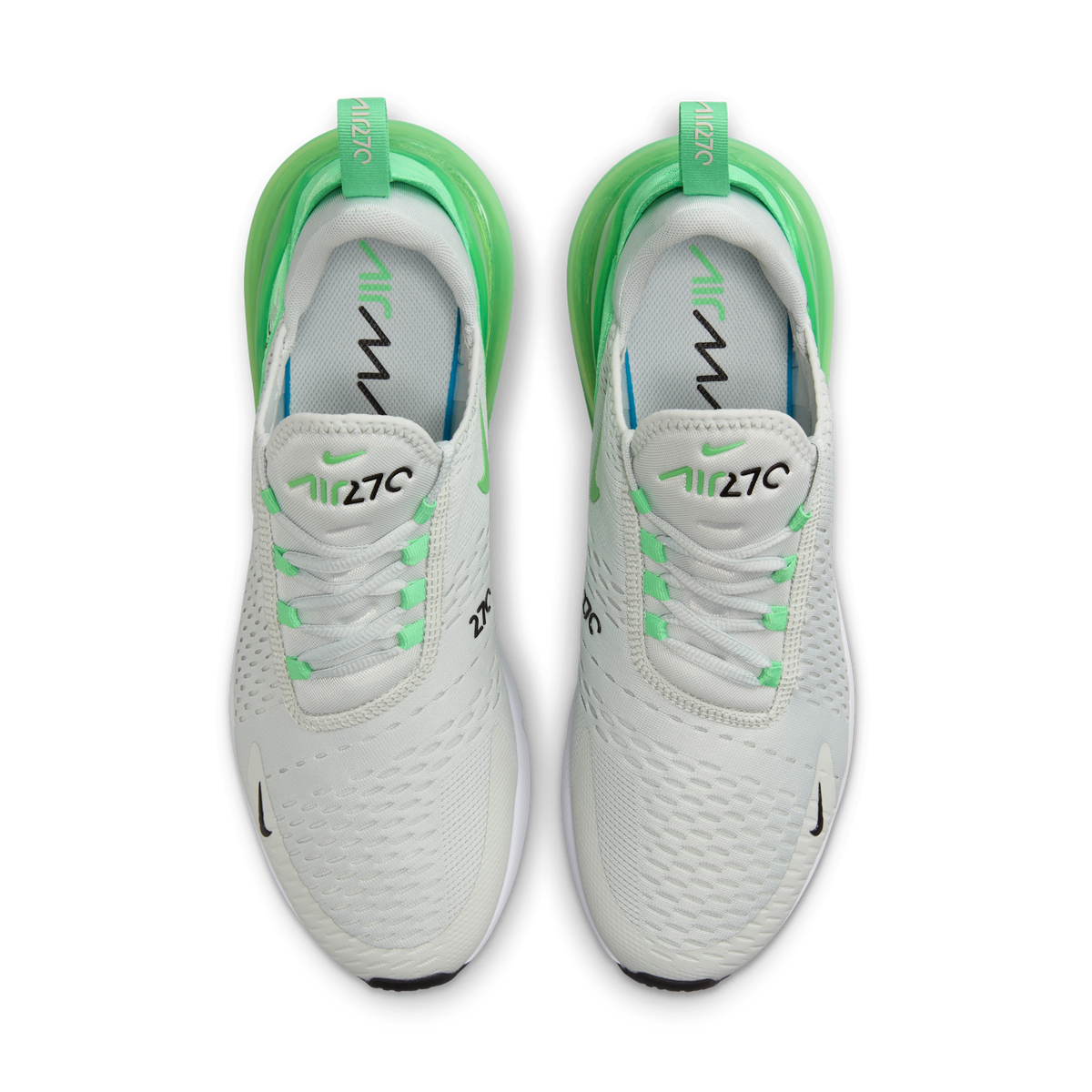 Nike Air Max 270 Light Silver Green Shock