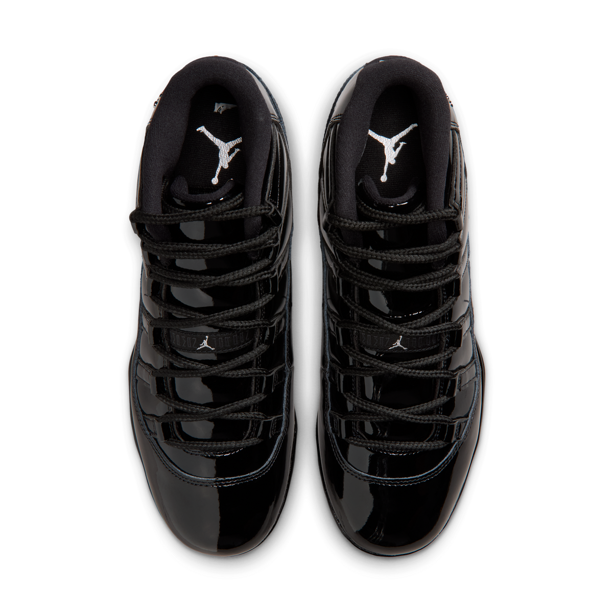 Jordan 11 Mid TD Cleat Patent Black