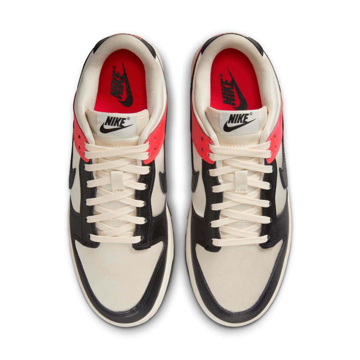 Nike Dunk Low Black Toe Bright Crimson (Women's) | HQ3423-635