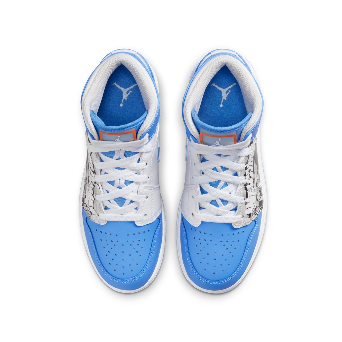 Jordan 1 Mid Sneaker School Game Winner (GS)