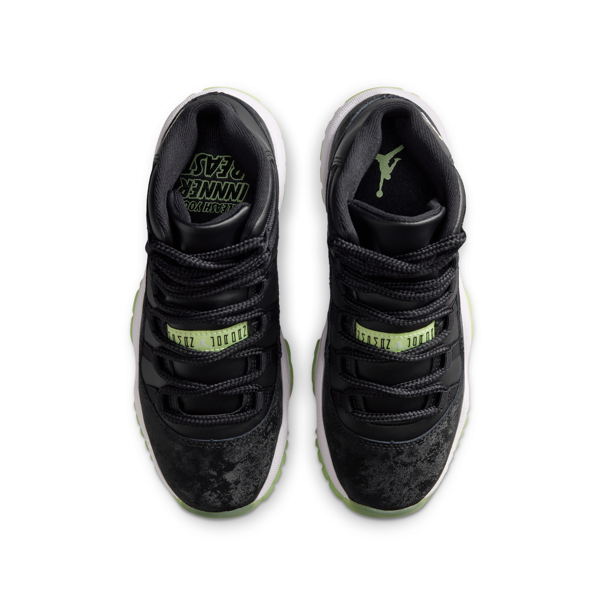 Jordan 11 Retro Black Barely Volt (GS)