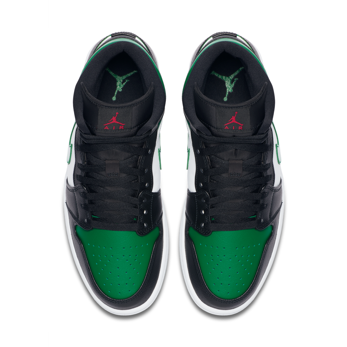 Jordan 1 Mid Green Toe