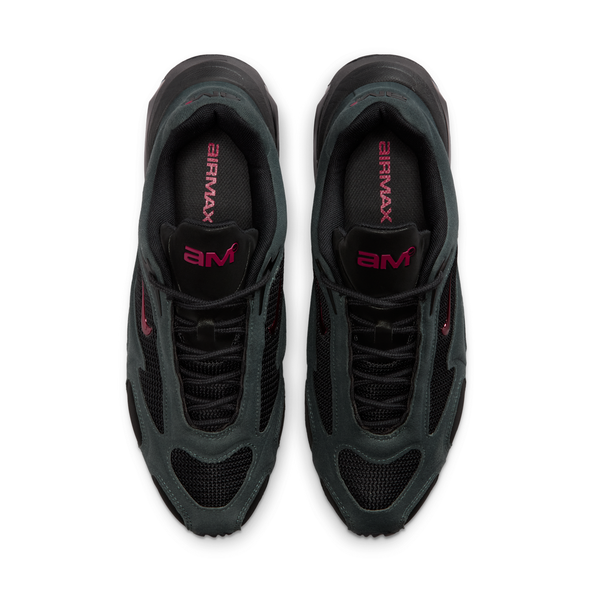 Nike Air Max Muse Black Seaweed Noble Red (Women's)