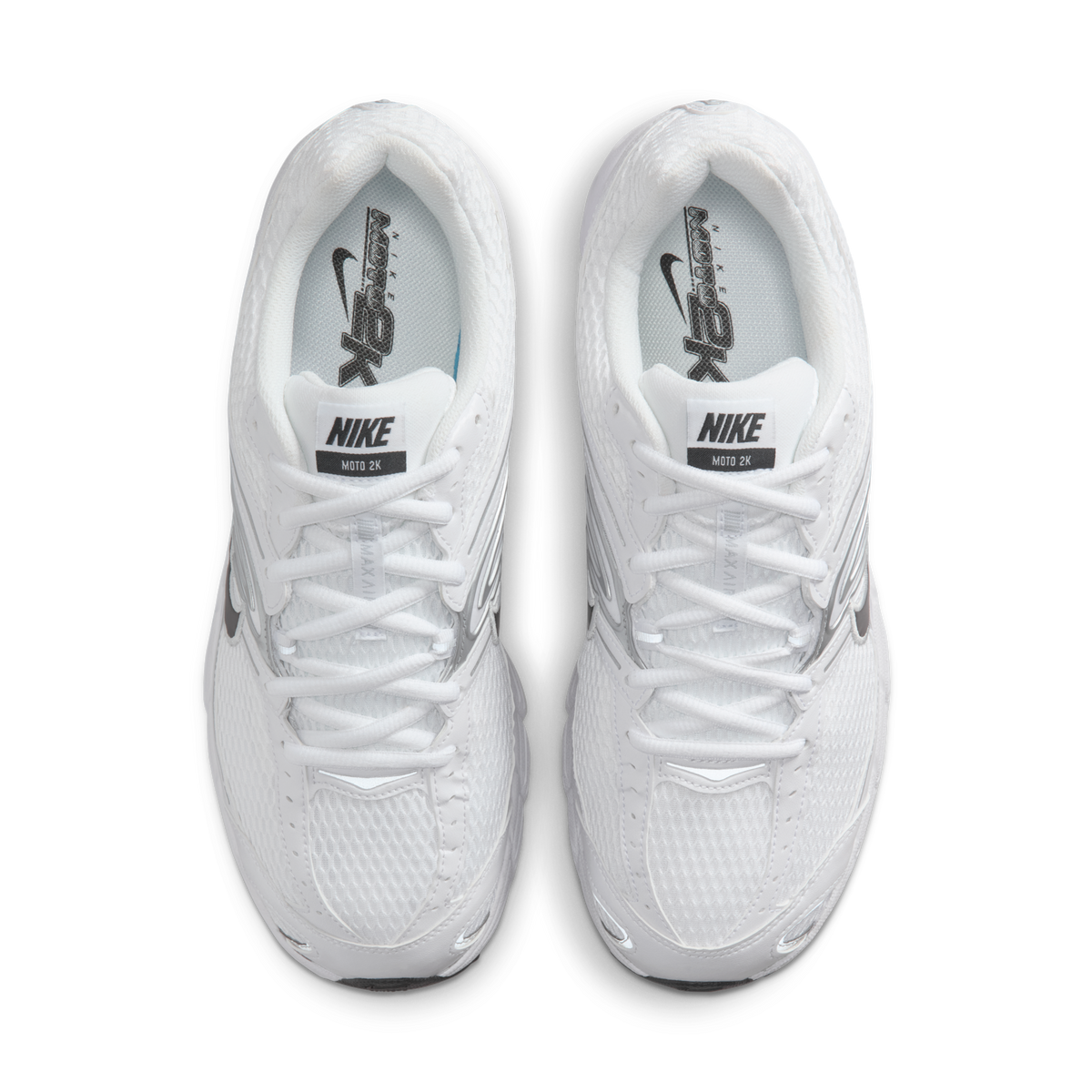 Nike Air Max Moto 2K White Metallic Silver Black | IO9279-100