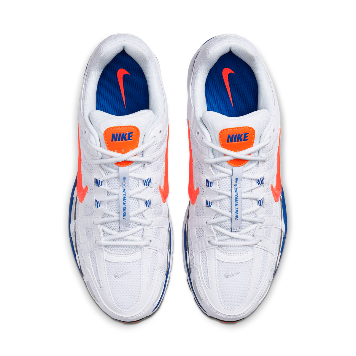 Nike P-6000 White Crimson Racer Blue