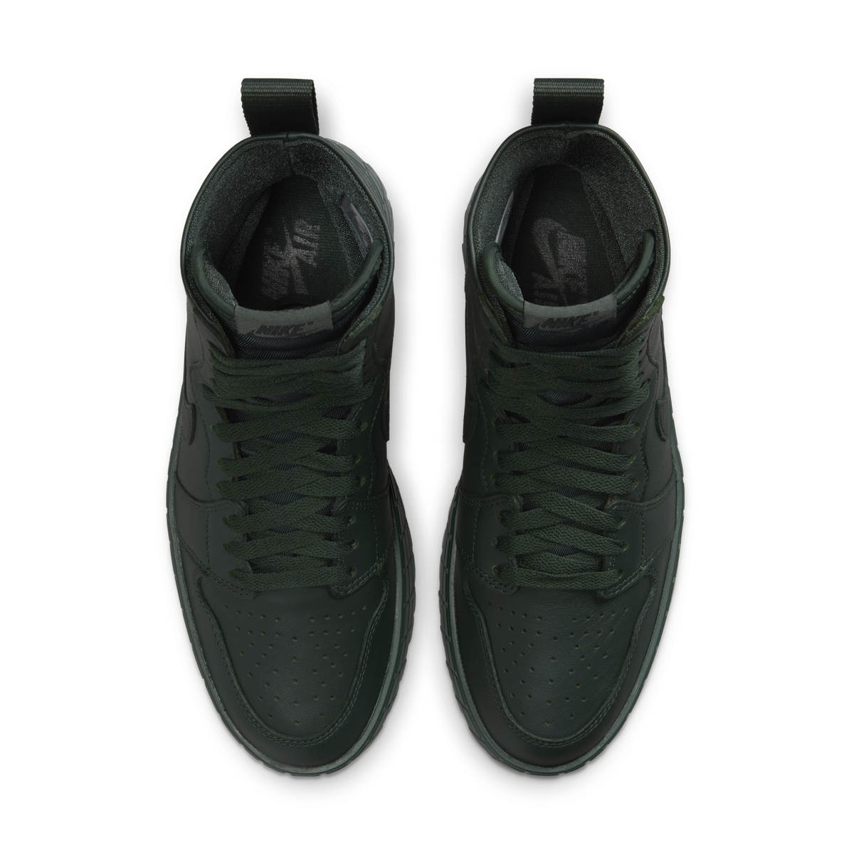 Jordan 1 High Brooklyn Dark Spruce Green (Women's)