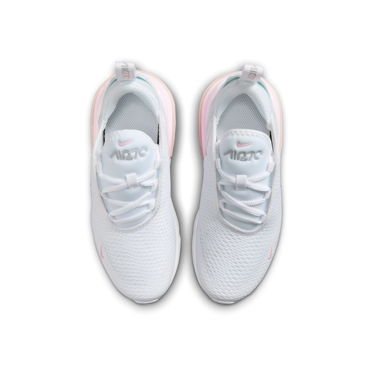 Nike Air Max 270 White Light Smoke Grey Pink Foam (PS)