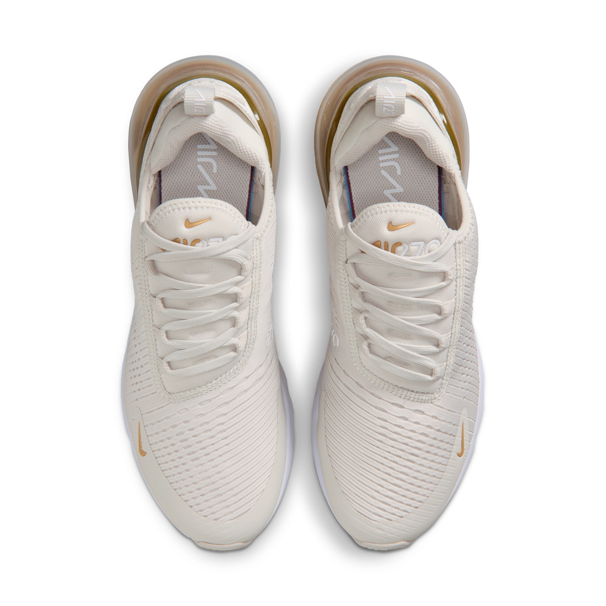 Nike Air Max 270 Light Bone Metallic Gold (Women's)
