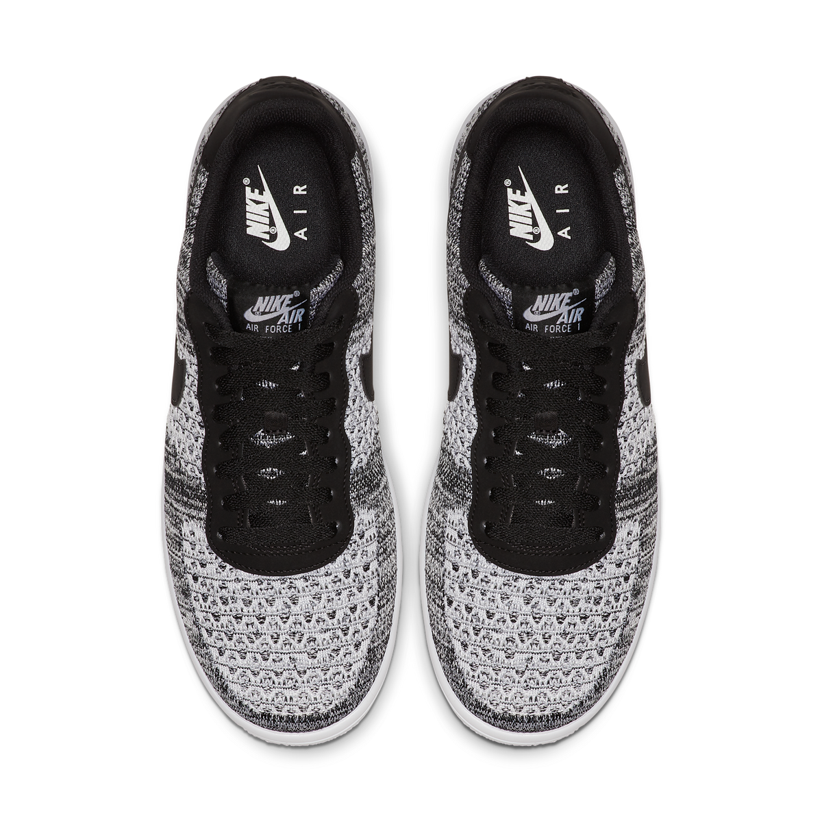 Nike Air Force 1 Flyknit 2 Black Pure Platinum