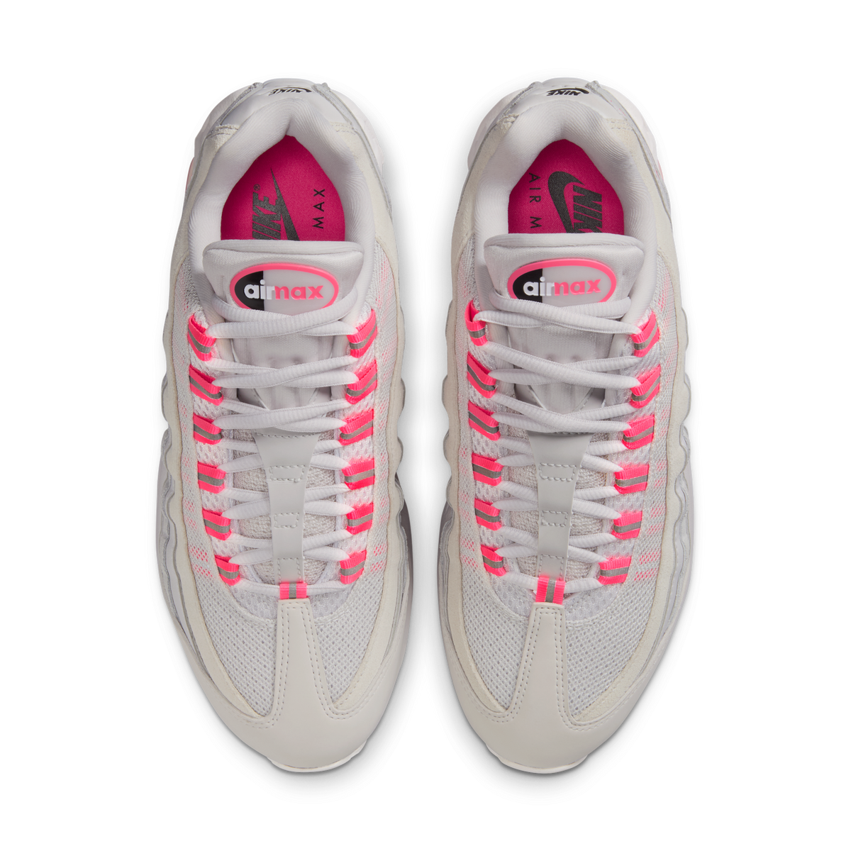 Nike Air Max 95 OG Big Bubble Vast Grey Hyper Pink (Women's) | IB6396-002