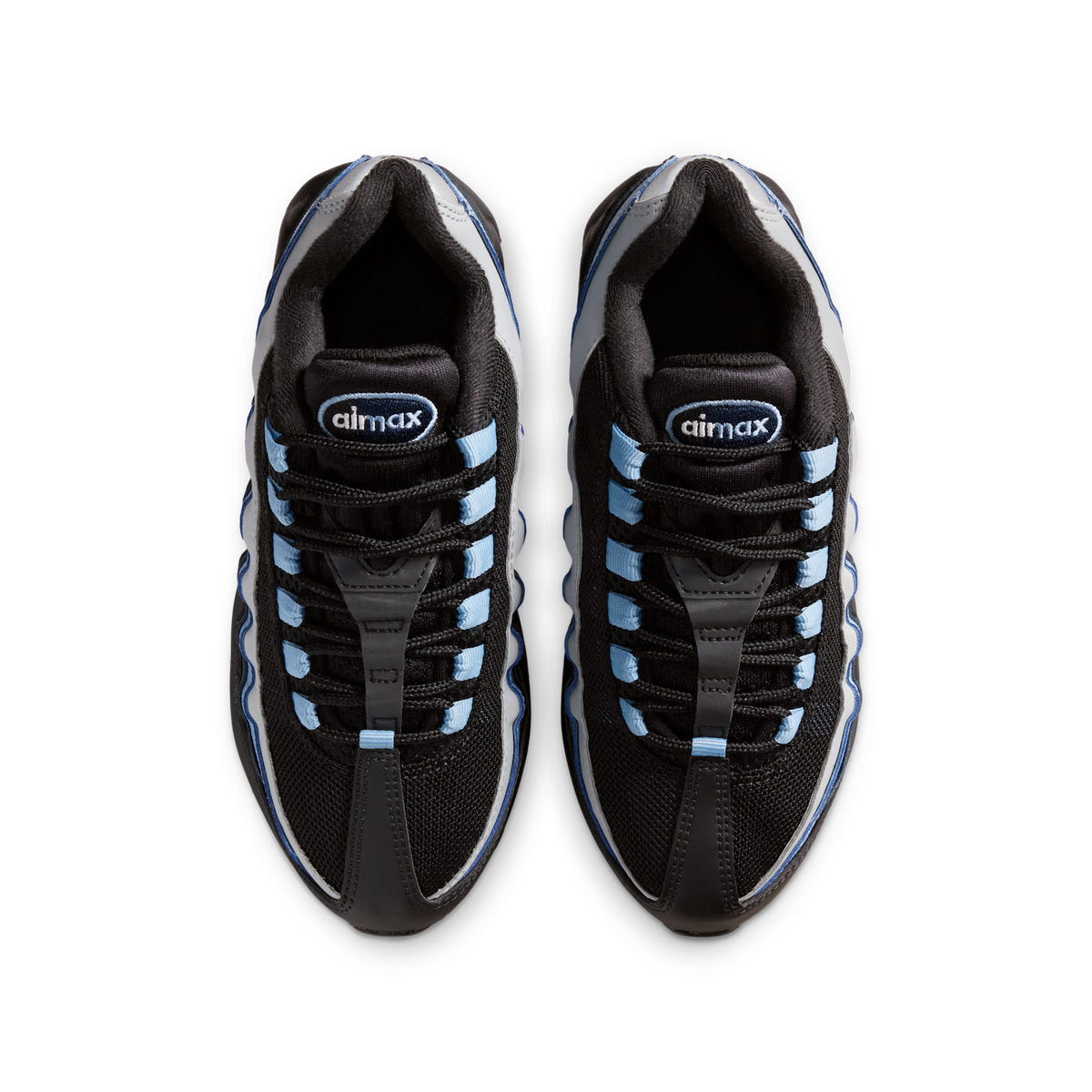 Nike Air Max 95 Black Smoke Grey Work Blue (GS)