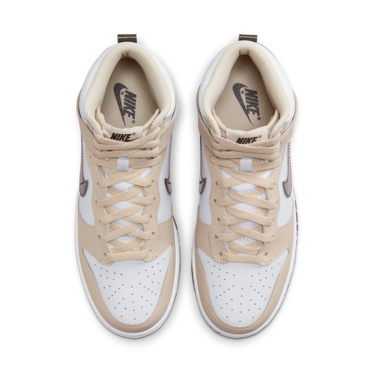 Nike Dunk High White Sanddrift Brown (Women's) | FD9874-100
