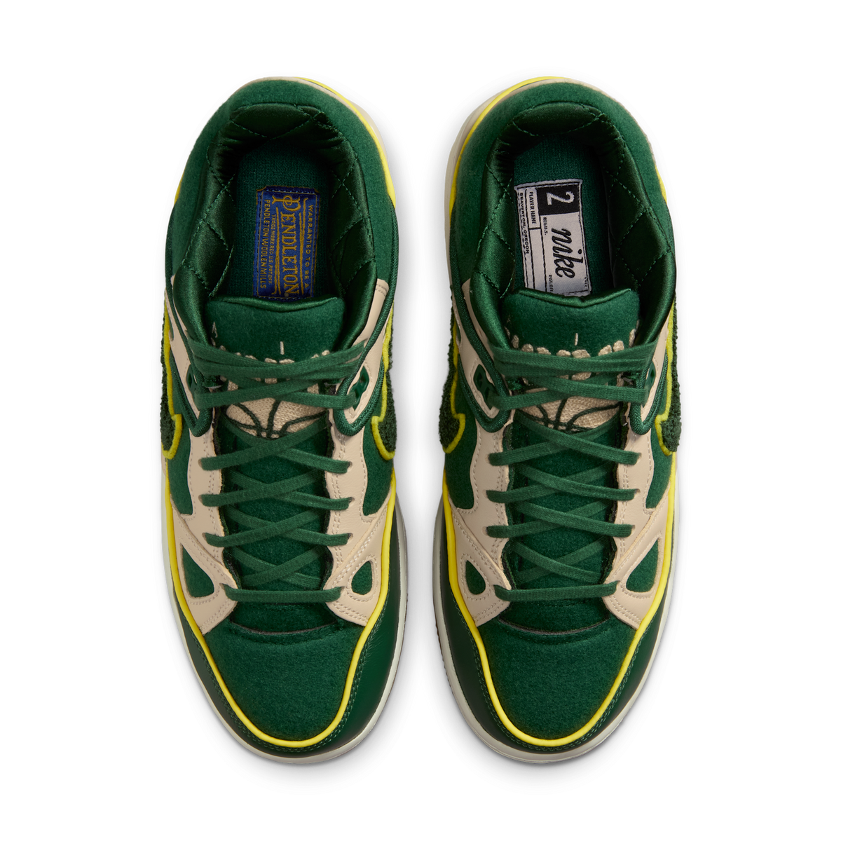 Nike Air Force 3 Low SP Nigo College Pack Forest Green