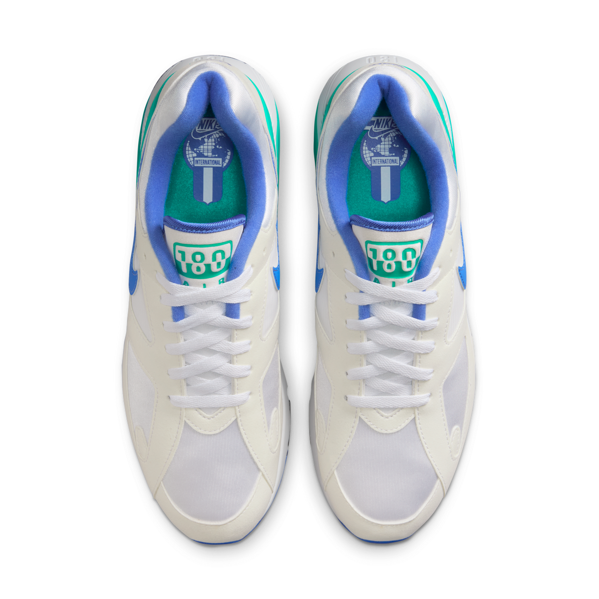 Nike Air 180 White Medium Blue Clear Jade
