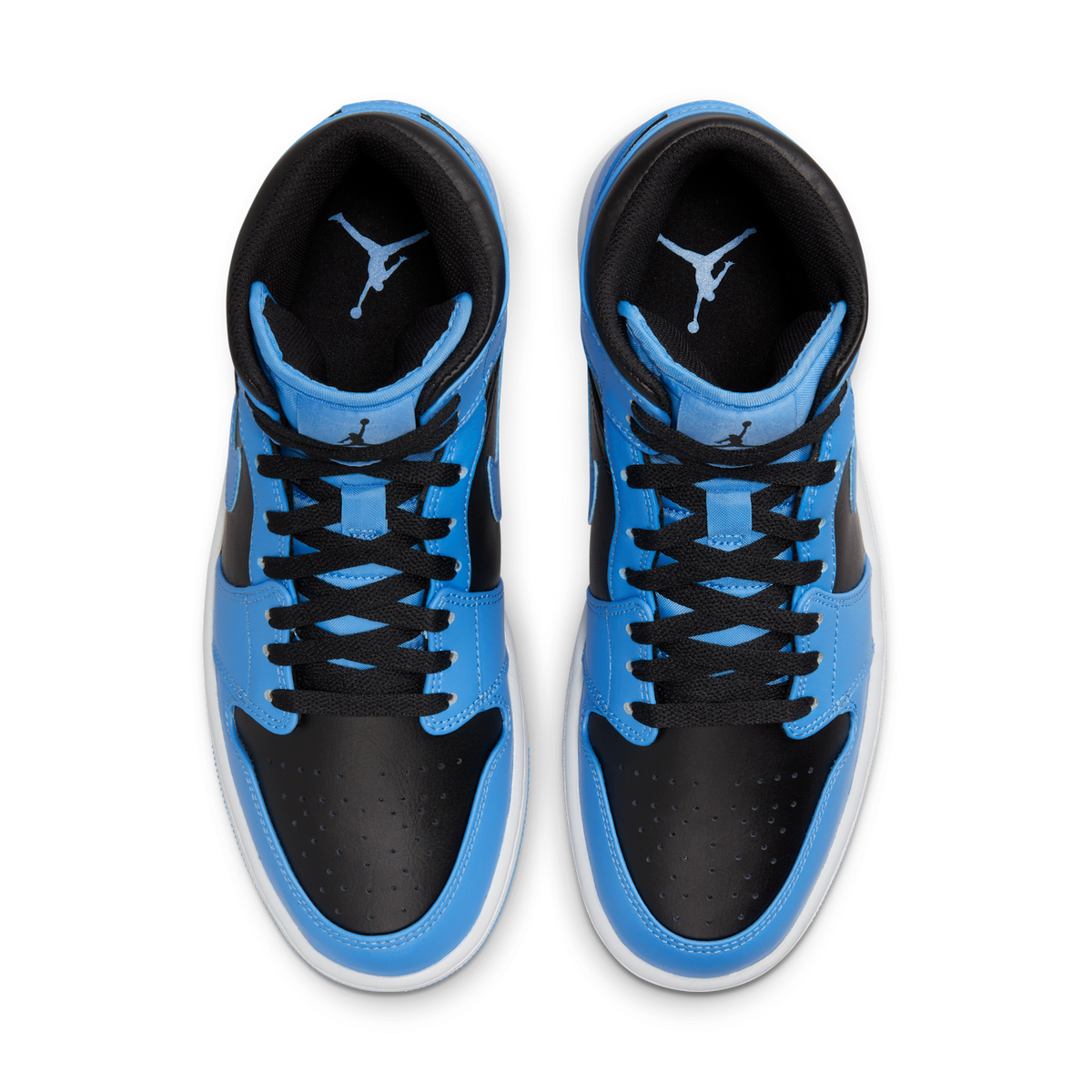 Jordan 1 Mid University Blue Black