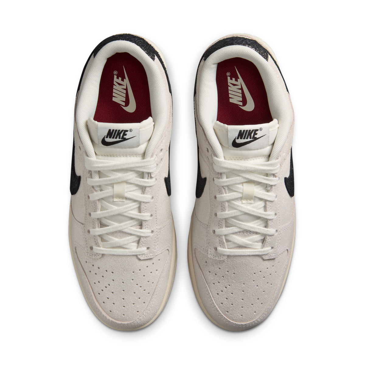 Nike Dunk Low SE White Black Team Red (Women's)
