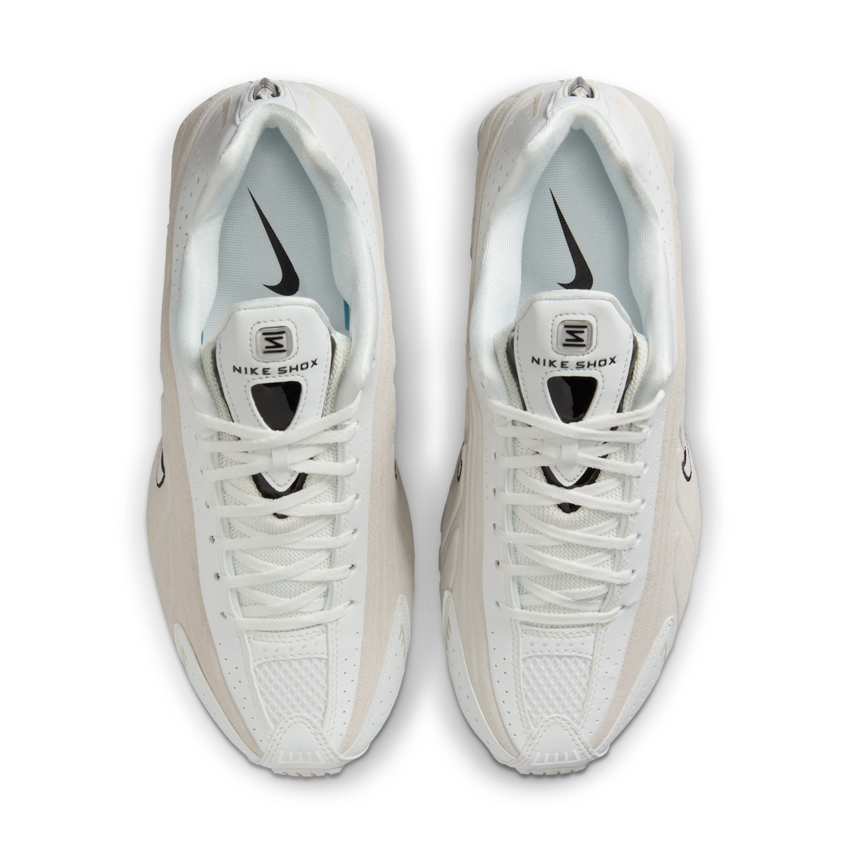 Nike Shox R4 White Black Suede (Women's) | HQ7739-100
