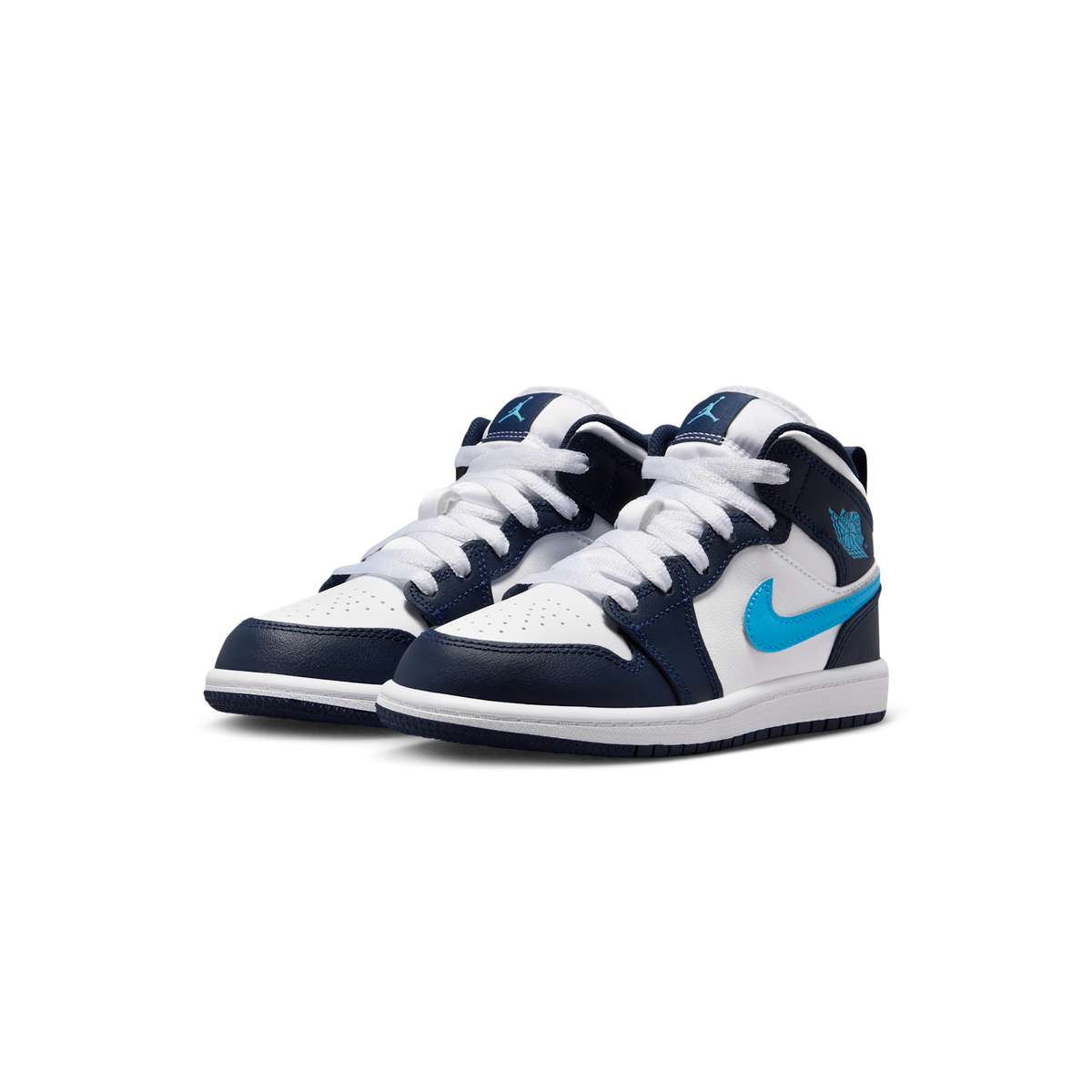 Jordan 1 Mid Obsidian Dark Powder Blue (PS)