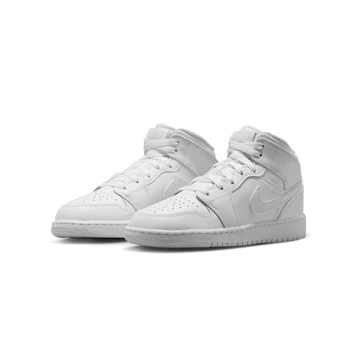 Jordan 1 Mid Triple White (2023) (GS)