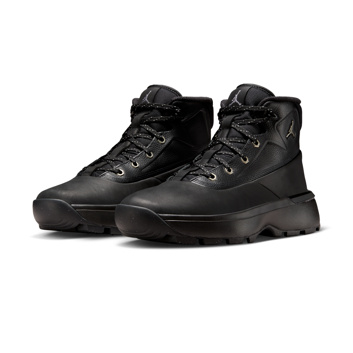 Jordan City Boot Black Metallic Silver