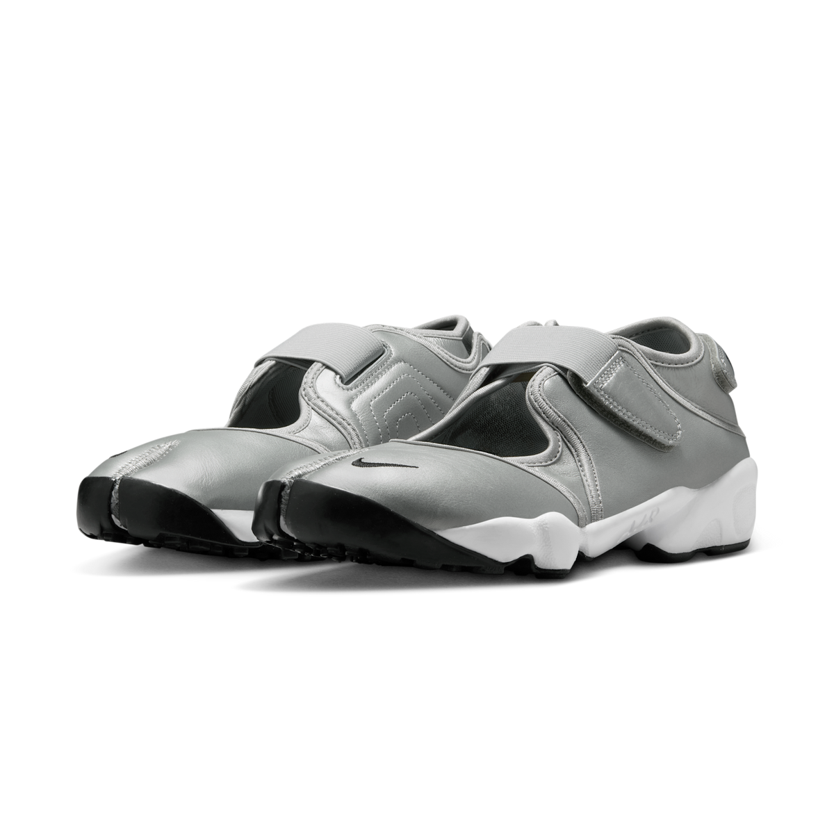 Nike Air Rift Leather Metallic Silver Sail (Women's) | HM5737-003