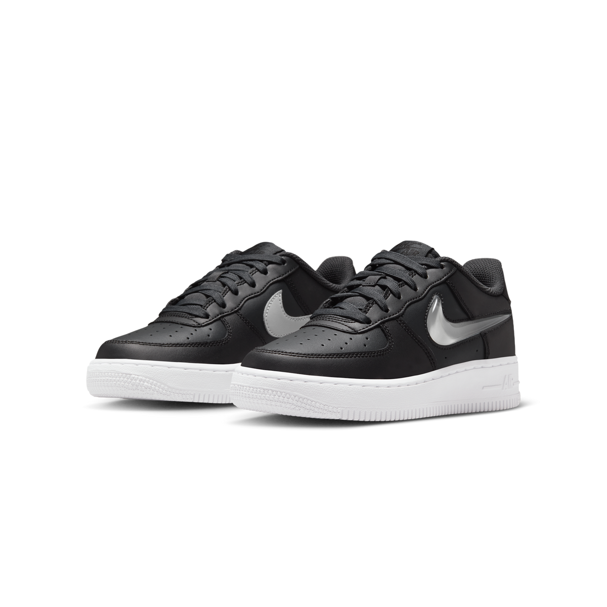 Nike Air Force 1 Low Dark Smoke Grey Black White (GS)
