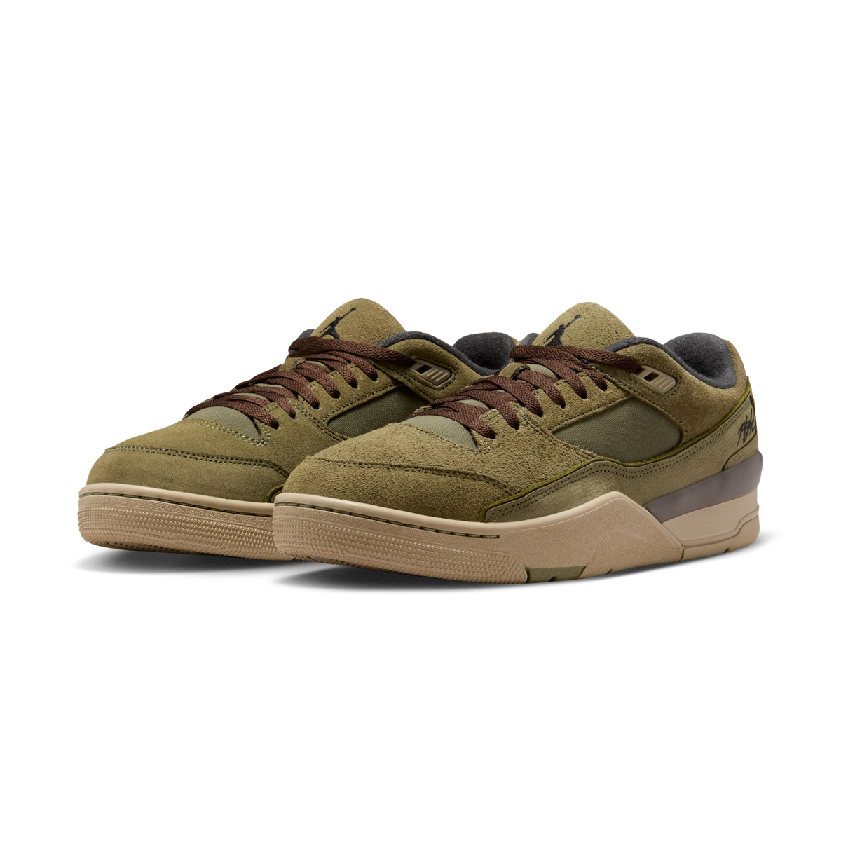 Jordan Flight Court Medium Olive Baroque Brown