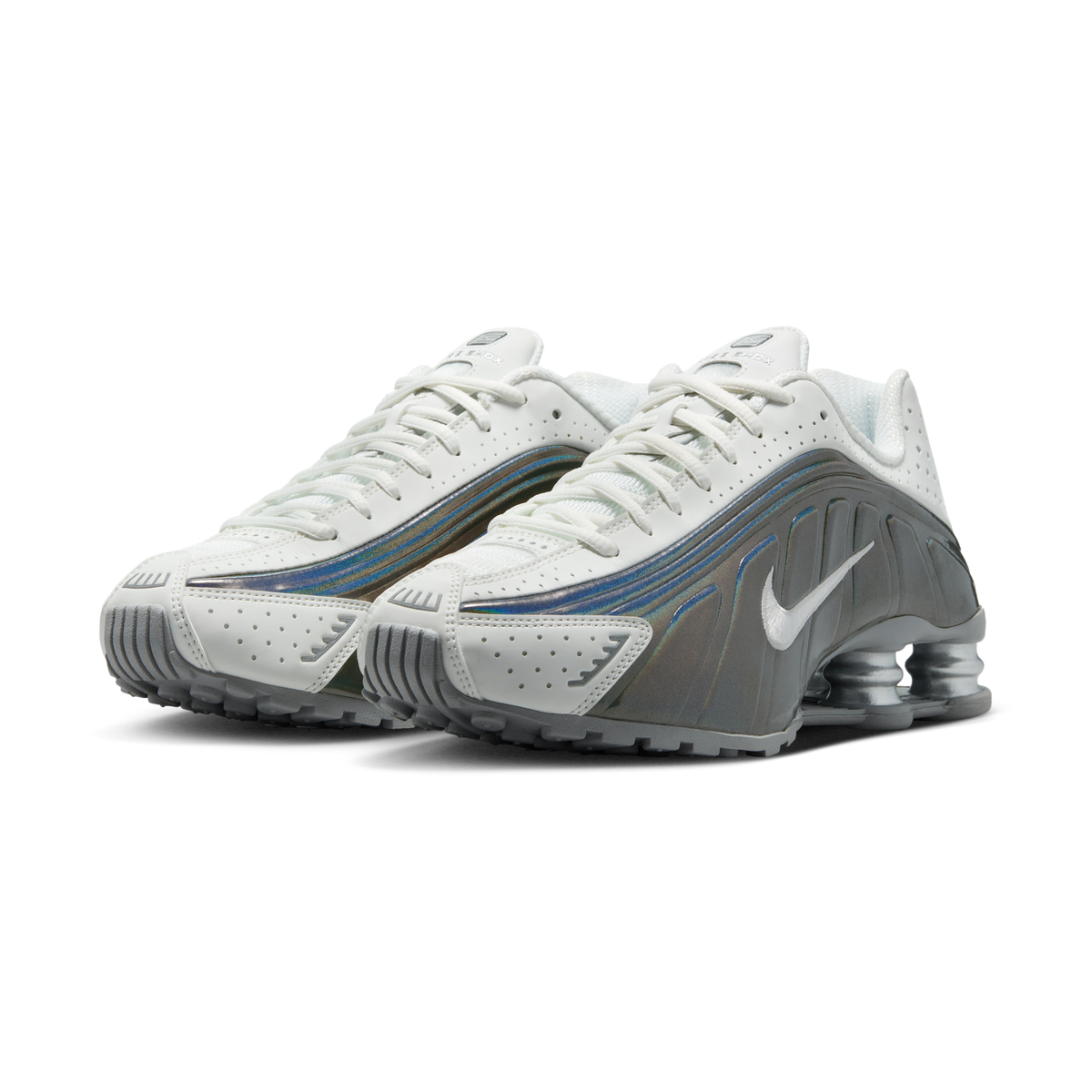 Nike Shox R4 White Iridescent (Women's) | IB7703-100