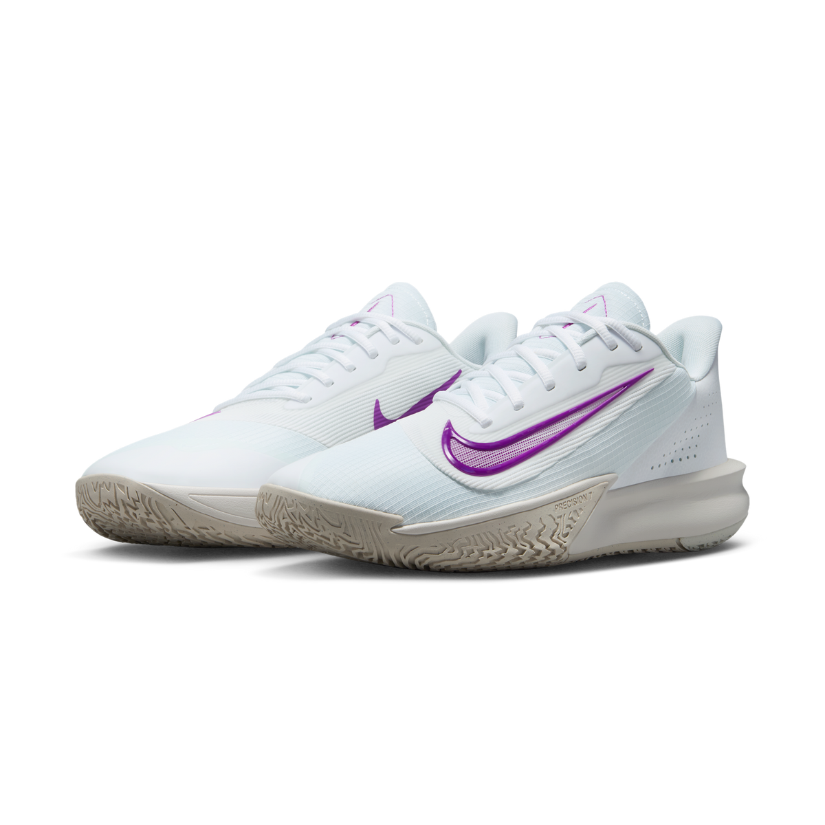 Nike Precision 7 White Vivid Purple