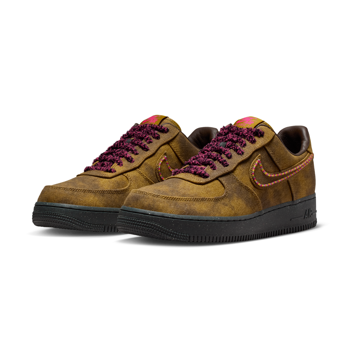 Nike Air Force 1 Low '07 QS Boucle Desert Moss Fierce Pink