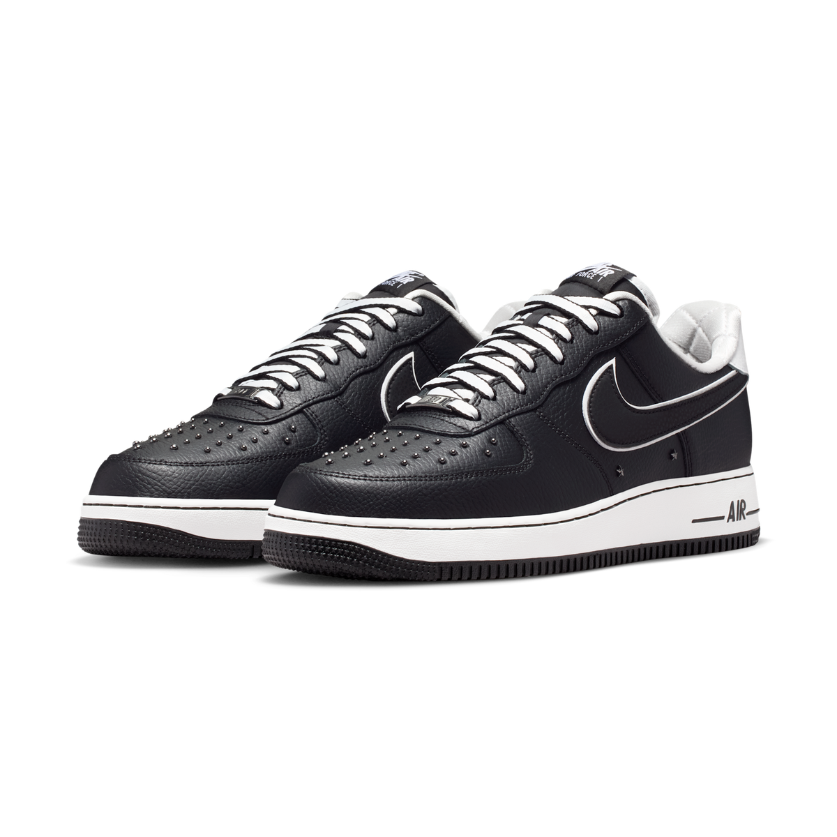 Nike Air Force 1 Low '07 Premium Black White Metallic Dark Grey