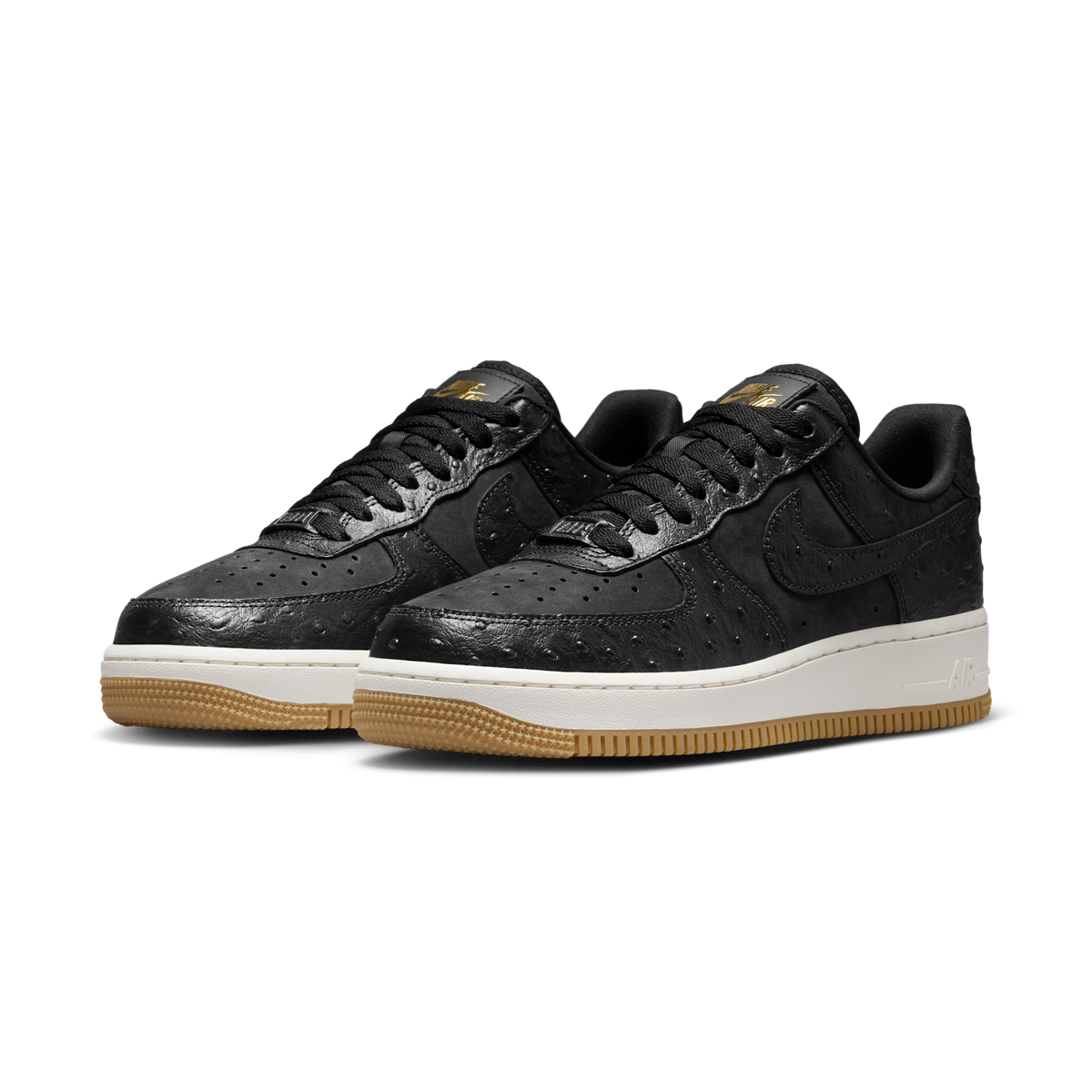 Nike Air Force 1 Low '07 Black Ostrich Gum (Women's)