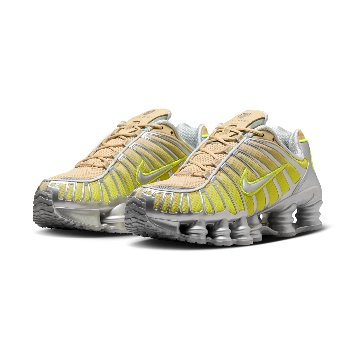 Nike Shox TL Fade Team Gold Metallic Silver (Women's) | IH1336-700