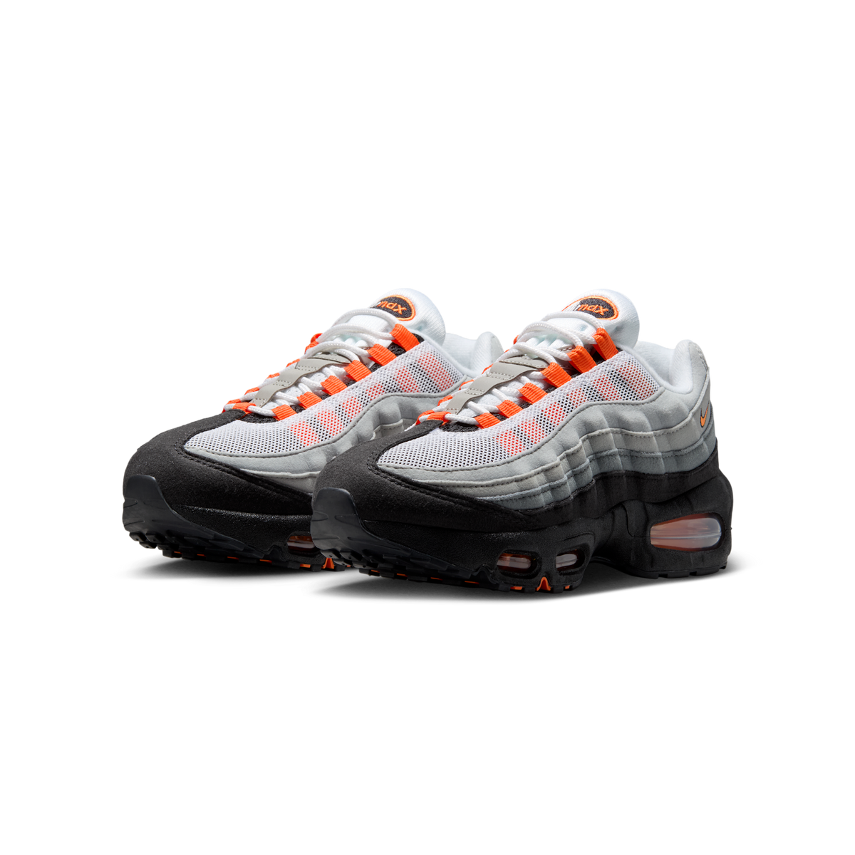 Nike Air Max 95 Big Bubble Black Cool Grey White Bright Mandarin | HF7054-006