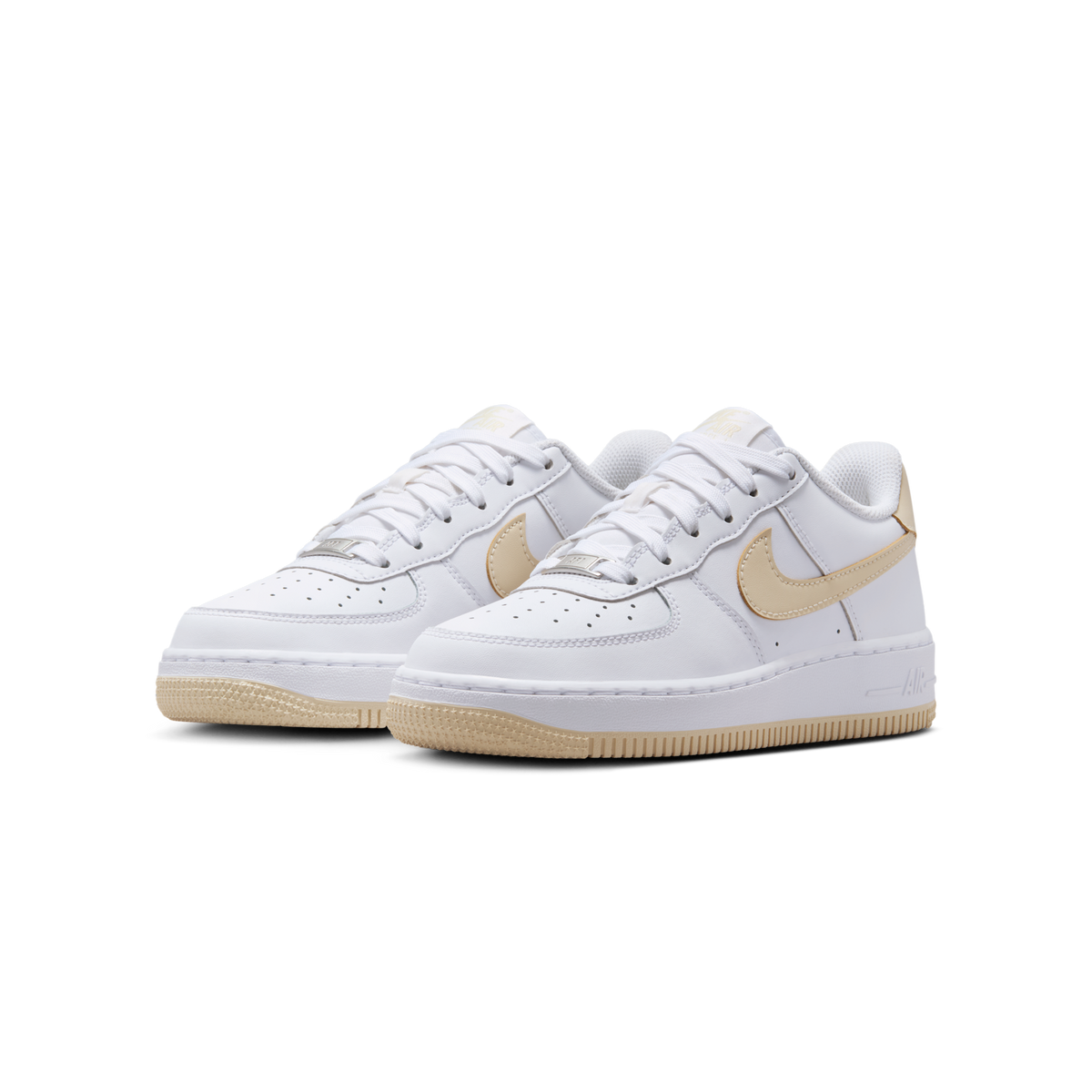 Nike Air Force 1 White Light Khaki (GS)