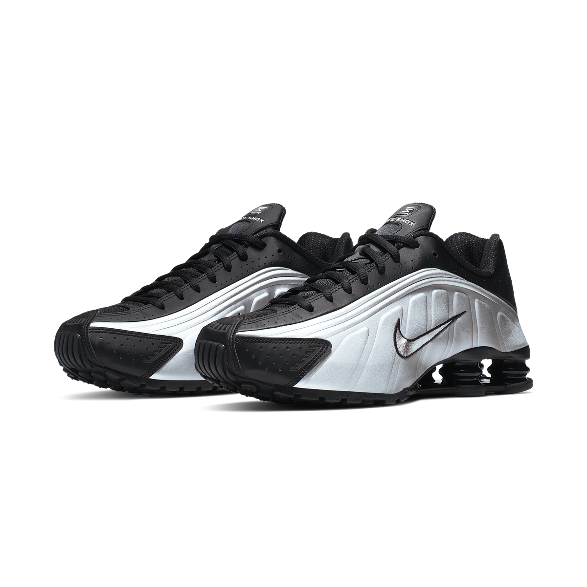 Nike Shox R4 Black Metallic Silver