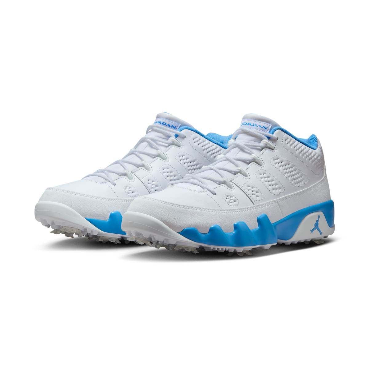 Jordan 9 Retro Low Golf White University Blue