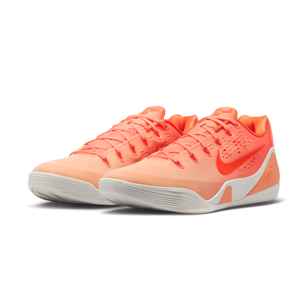 Nike Kobe 9 Low Protro Orange Frost Brilliant Orange Summit White Ice Peach