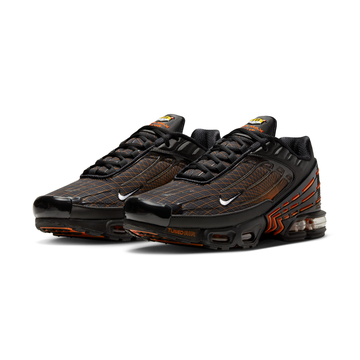 Nike Air Max Plus 3 Black Orange Spirograph | FB3352-001