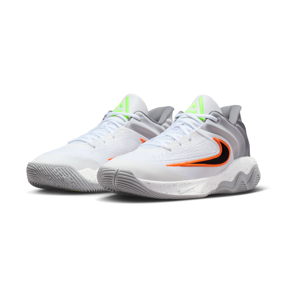 Nike Giannis Immortality 4 White Volt Wolf Grey Black