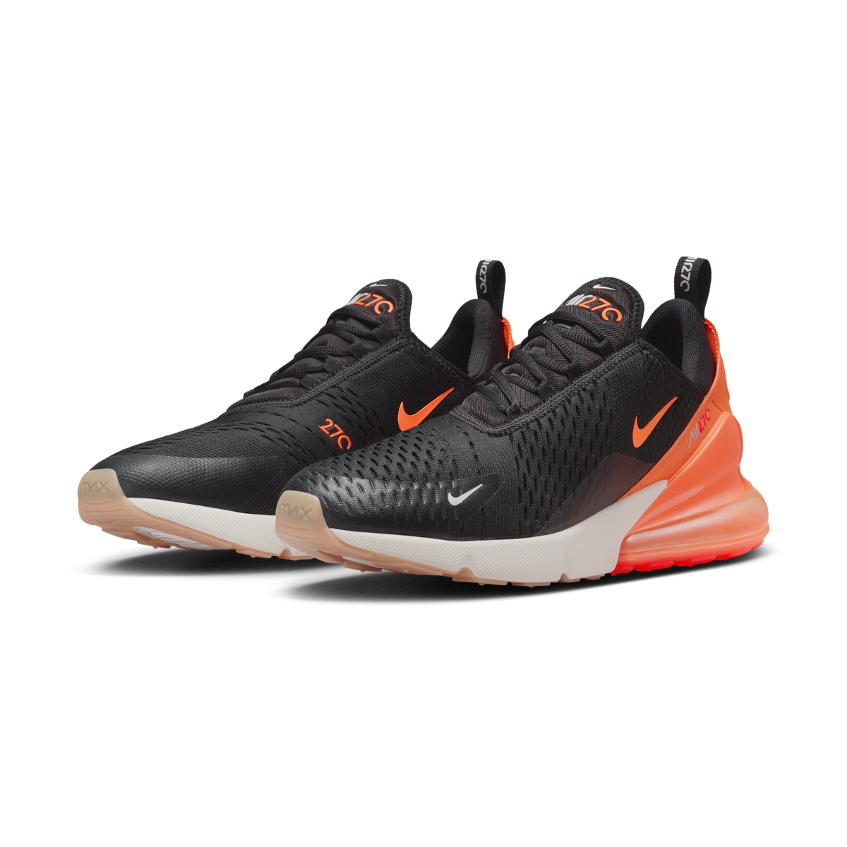 Nike Air Max 270 Black Phantom Total Orange