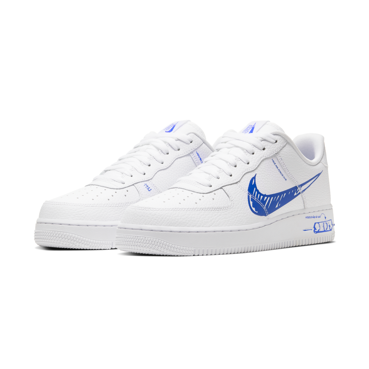 Nike Air Force 1 Low Sketch White Royal