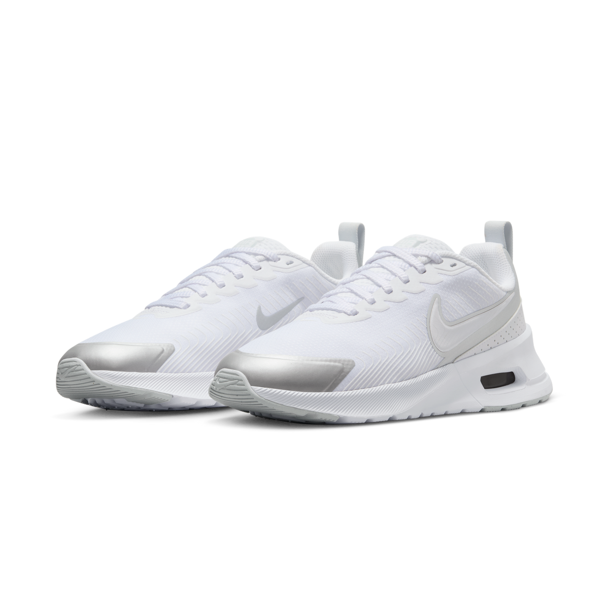 Nike Air Max Nuaxis White Pure Platinum Metallic Silver (Women's) | HF1233-101